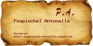 Pospischel Antonella névjegykártya